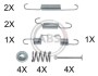 Монтажний к-кт гальмівних колодок 0025Q