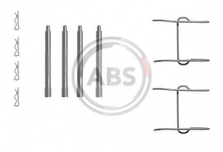 Монтажный к-кт торм. колодок mb v-class; peugeot 406, 605, 607 (abs) A.B.S. 1149Q