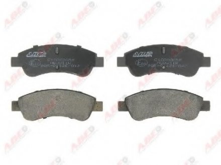 ТОРМОЗНЫЕ КОЛОДКИ ПЕРЕДНИЕ CITROEN BERLINGO, C2, C3 I, C3 II, C3 III, C3 PICASSO, C4, C4 I, C-ELYSEE ABE C1C000ABE