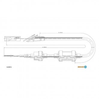Тросик сцепления ADRIAUTO 11.0107.1