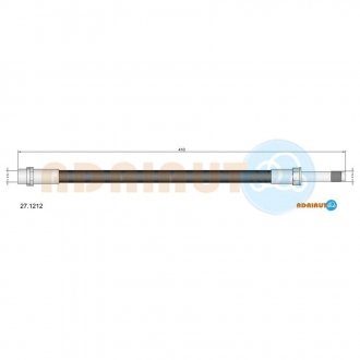 Шланг гальмівний гідравлічний ADRIAUTO 27.1212