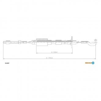 Трос зчеплення ADRIAUTO 33.0107