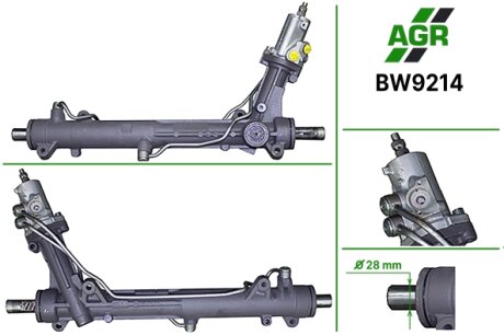 Рулевая рейка с ГУР новая BMW 5 (E60) 03-10 AGR BW9214