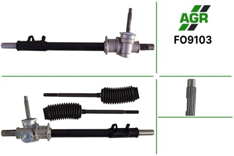 Рулевая рейка без ГУР новая FORD ESCORT IV (GAF, AWF, ABFT) 85-90, ESCORT IV (ALF) 86-90 AGR FO9103 (фото 1)