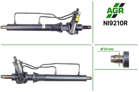 Рулевая рейка с ГУР восстановленная NISSAN Primera P10 1990-1996 AGR NI9210R
