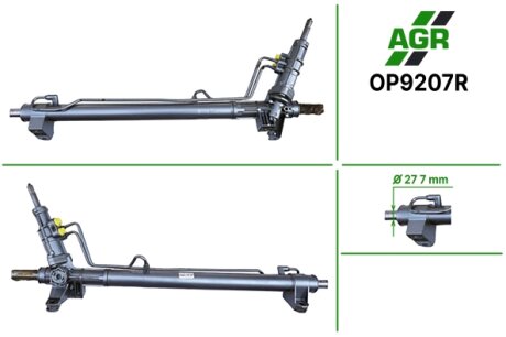 Рейка з Г/П (відновлена) Nissan Interstar 2002, OPEL Movano 1999, Renault Master 1998-2003, Renault Master, OPEL Movano, Nissan Interstar AGR OP9207R (фото 1)