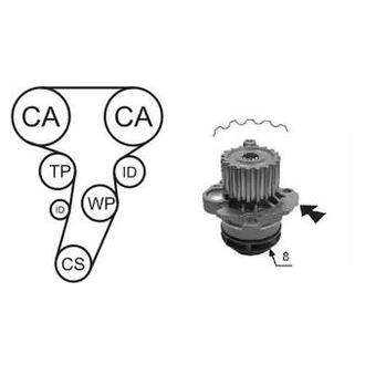 Водяной насос + комплект зубчатого ремня AIRTEX WPK-199806