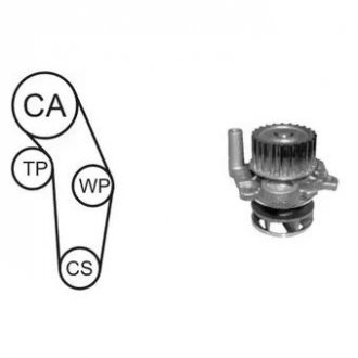 Водяной насос + комплект зубчатого ремня AIRTEX WPK-937701