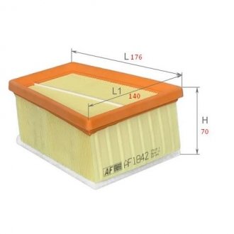 Фильтр воздушный RENAULT KANGOO 98-, MEGANE, LAGUNA 97- ALPHA FILTER AF1842