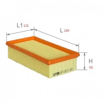 Фильтр воздушный 96 747 255 80, 9670851880 ALPHA FILTER AF1871