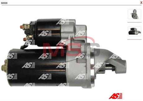 Стартер AUTOSTARTER AUDI 80, 100, A4, A6, A8 2.8 91-97 AS S0030