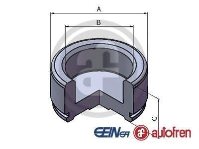 Поршень корпус скобы тормоза AUTOFREN D025443 (фото 1)