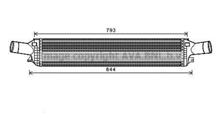 Интеркулер AVA AVA COOLING AIA4319