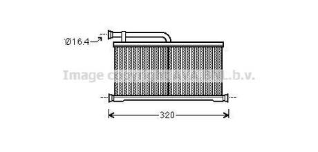 Радиатор отопителя салона AVA AVA COOLING AIA6397 (фото 1)