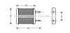 Радиатор отопителя daew matiz 0.8 mt/at 98-(пр-во ava) DWA6024