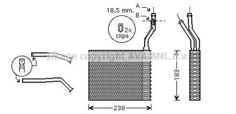 Радiатор опалення AVA COOLING FDA 6364