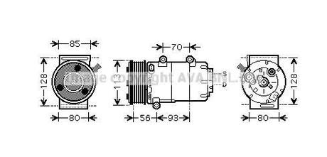 Компресор AVA COOLING FDAK416 (фото 1)