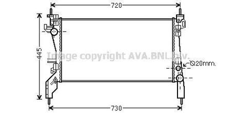 Радиатор AVA COOLING FTA 2380 (фото 1)