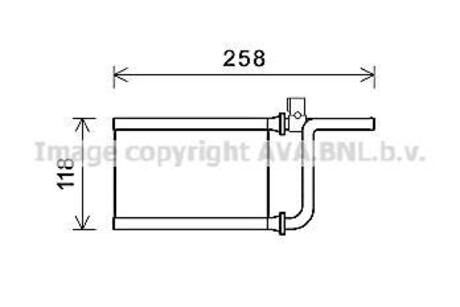 Радiатор опалення AVA COOLING MTA 6254