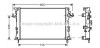 Радіатор охолодження двигуна RENAULT LAGUNA II (Ava) RTA2438