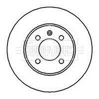 Гальмівний диск BORG & BECK BBD4037
