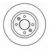 Гальмівний диск BORG & BECK BBD4317