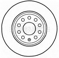 Гальмівний диск BORG & BECK BBD4546