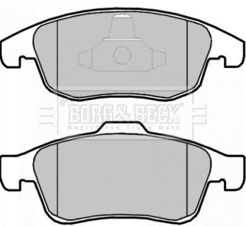 Гальмівні колодки (набір) BORG & BECK BBP2069