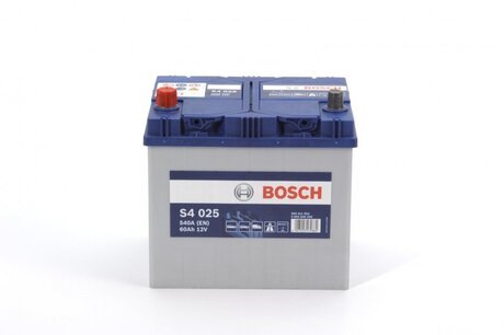 Аккумулятор 60ah-12v (s4025) (232x173x225),l,en540 BOSCH 0092S40250