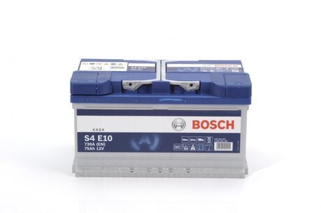 Аккумулятор S4 EFB 75 Ah, EN 730 правый + 315x175x175 (ДхШхВ) с-ма START-STOP BOSCH 0.092.S4E.100