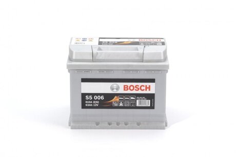 Аккумулятор 63ah-12v (s5006) (242x175x190),l,en610 BOSCH 0092S50060