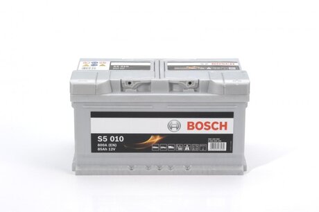 Аккумулятор 85ah-12v (s5010) (315x175x170),r,en800 BOSCH 0092S50100