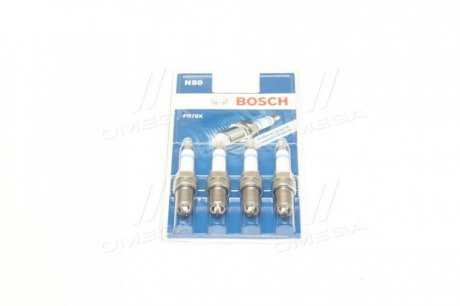 Свеча зажигания fr78x super4 (vw golf iv, polo) (4 шт. блист.) BOSCH 0242232802