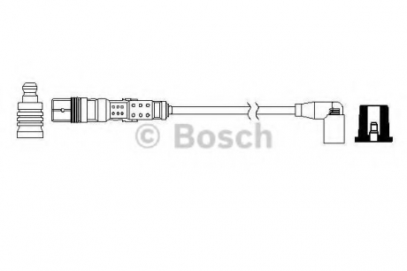 Провід в/в Seat Ibiza, Arosa, Inca 1.0/1.4 05.97-06.04 Vw Polo, Lupo 1.0/1.4 12.95-07.05 BOSCH 0 986 357 734