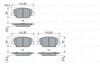 BOSCH OPEL гальмівний колодки передні INSIGNIA B 17- 0986424869