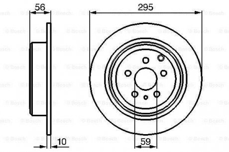 Диски тормозные BOSCH 0 986 478 435 (фото 1)