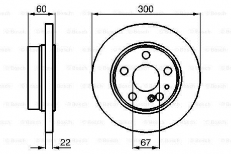 Гальмівний диск MB W140 W220 R BOSCH 0986478566