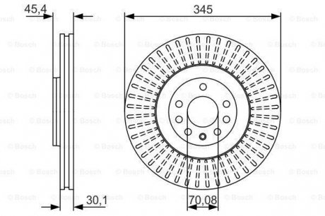 Тормозной диск BOSCH 0 986 479 A24