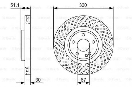 Тормозной диск BOSCH 0 986 479 A59