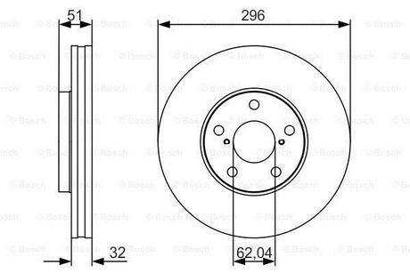 Тормозной диск BOSCH 0 986 479 R20