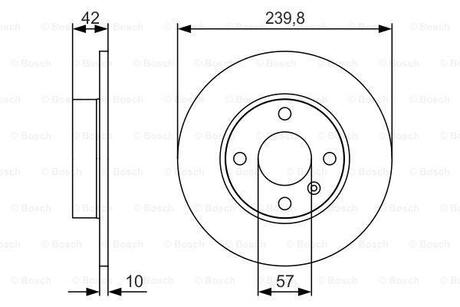 Тормозной диск BOSCH 0 986 479 S52