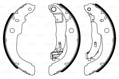 Тормозные колодки BOSCH 0986487960