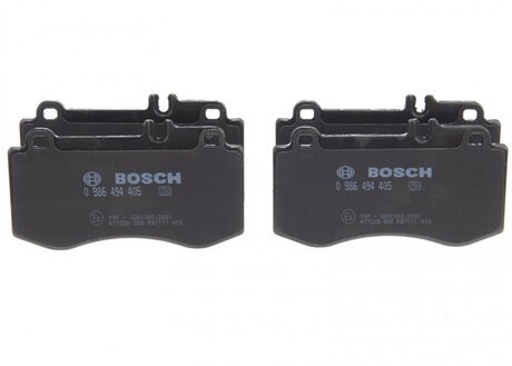 Комплект гальмівних колодок - дискові BOSCH 0986494405