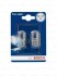 Лампа накаливания w21/5w 12v w3x16q pure light (blister 2шт) (пр-во bosch) 1 987 301 079