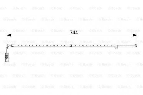 Датчик зносу гальмівних колодок BOSCH 1987473021