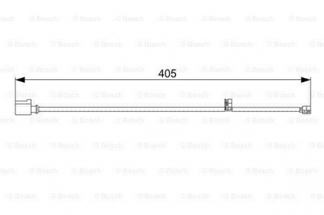 Датчик зносу гальмівних колодок BOSCH 1987473025