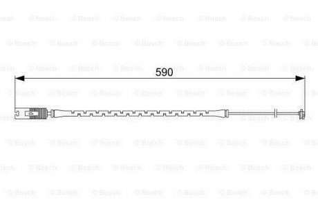 Датчик зносу гальмівних колодок BOSCH 1 987 473 042