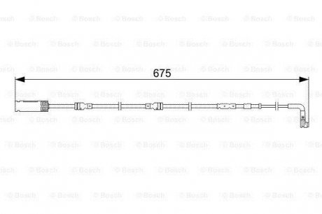 Датчик зносу гальмівних колодок BOSCH 1 987 473 051