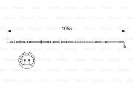 Датчик зносу гальмівних колодок BOSCH 1987473506