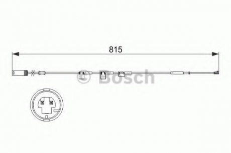 Датчик гальмівних колодок MINI Cooper/Cooper D/Cooper S/Cooper SD/John Cooper Works/John Coope BOSCH 1 987 473 524